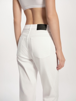 CONTE CON-723 Белые джинсы slim из eco-friendly денима