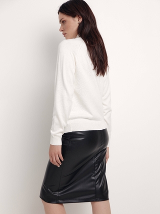 CONTE LDK206 Джемпер прямого силуэта из пряжи с хлопком и модалом