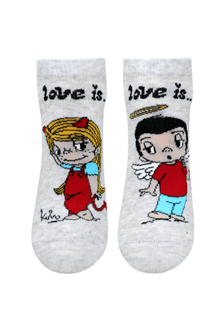 БРЕСТСКИЕ НОСКИ ЖЕНСКИЕ 1163 LOVE IS (укороченные)