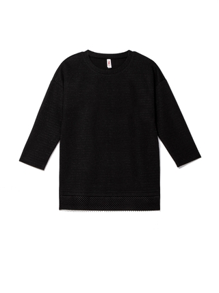 CONTE LD 829 Ультрамодный джемпер с элегантным сетчатым кружевом