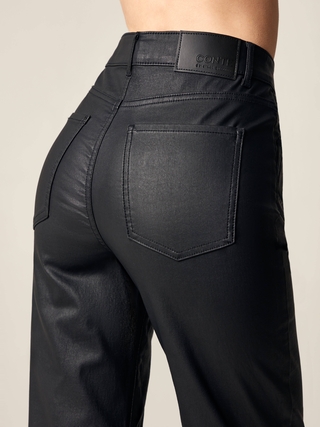 CONTE CON-509 Джинсы прямого кроя с напылением «под кожу»