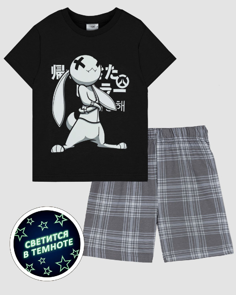 Пижама для мальчика (футболка+шорты) Пижама для мальчика (футболка+шорты)