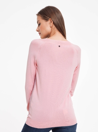 CONTE LDK 036 Экстрамягкий фактурный джемпер с металлическим блеском