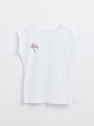 Dea Mia Фуфайка женская 5604 SINGLET (с аппликацией)