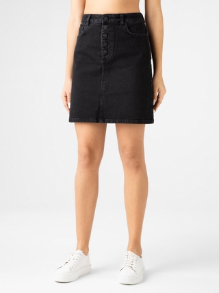 CONTE CON-304 Джинсовая юбка А-силуэта на пуговицах