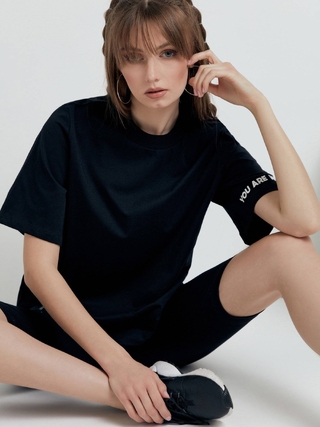 CONTE LD 1658 Oversize-футболка из хлопка «Believe»