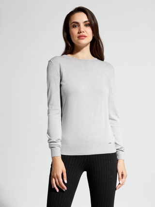 CONTE LDK 053 Вязаный джемпер из пряжи с вискозой премиального качества