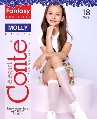 CONTE MOLLY Гольфы в "сердечки" 