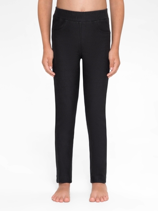 CONTE MINI WINDY Экстрамягкие джеггинсы для школы с термоэффектом 