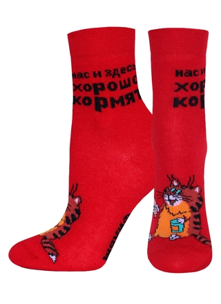 БРЕСТСКИЕ НОСКИ ДЕТСКИЕ 3053 СМФ "Попугай Кеша" (средней длины)