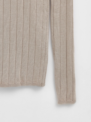 CONTE LDK 146 Джемпер в широкий рубчик из пряжи с вискозой