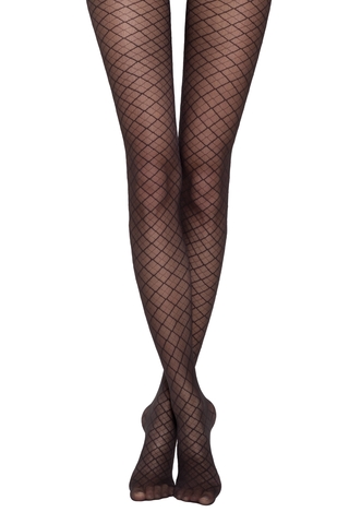 CONTE AFINA Колготки женские с геометрическим рисунком