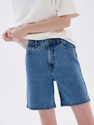 CONTE CON-643 Джинсовые шорты с высокой посадкой