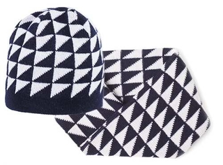 ESLI 13С-62СП; 13С-63СП Комплект детский трикотажный: шапка и шарф-снуд 