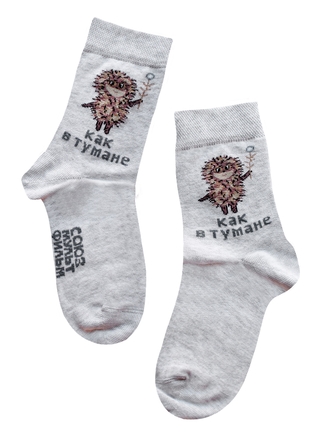 БРЕСТСКИЕ НОСКИ ЖЕНСКИЕ 1161 СМФ "Ежик в тумане" (средней длины)