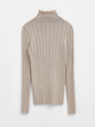 CONTE LDK 146 Джемпер в широкий рубчик из пряжи с вискозой