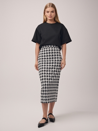 CONTE LD 2804 Укороченная футболка из костюмного полотна