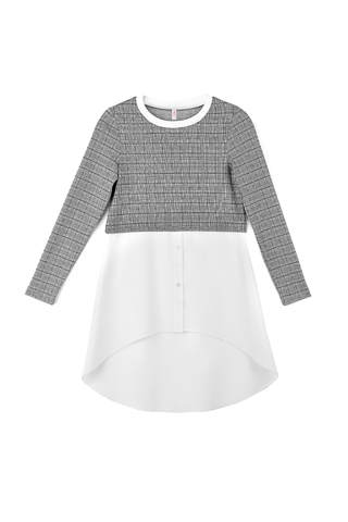 CONTE LTH 830 Стильная туника с имитацией рубашки