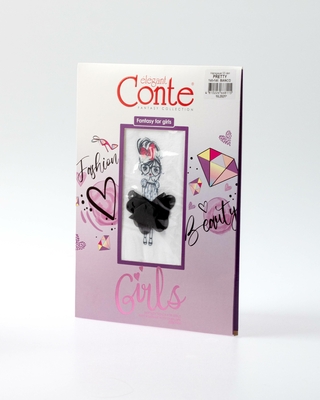 CONTE PRETTY Колготки из микрофибры с рисунком и декором 