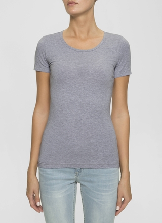 Dea Mia Фуфайка женская 5601 (с круглым вырезом, меланж)