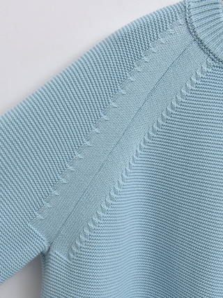 CONTE Фактурный джемпер с объемными рукавами-реглан LDK 216