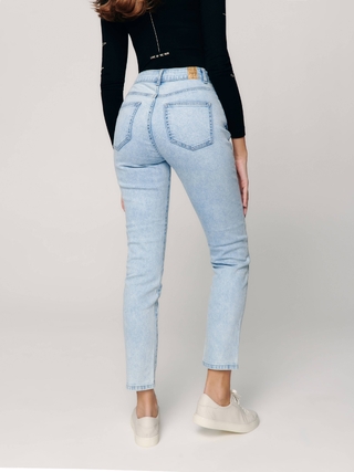 CONTE CON-339 Джинсы straight leg c высокой посадкой