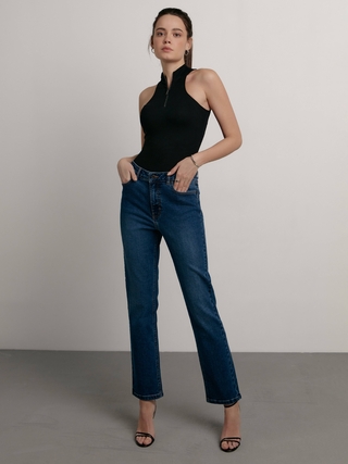 CONTE CON-532 Джинсы size plus с высокой посадкой