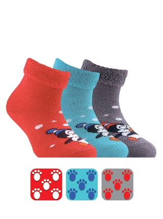 Conte-kids SOF-TIKI Махровые носки с отворотом и антискользящей стопой