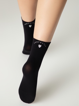 CONTE FANTASY Матовые носки с сияющей термоаппликацией Perfectly