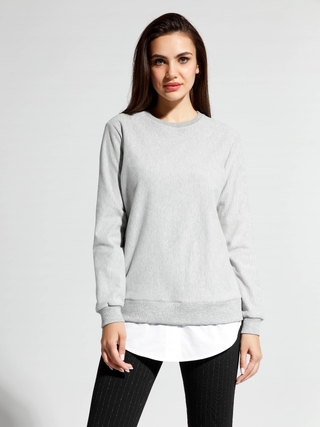 CONTE LTH 1046 Хлопковая туника с имитацией рубашки