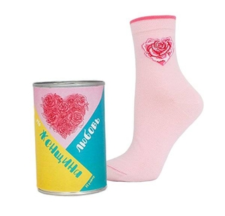 Брестские Носки женские В БАНКЕ 1104В CLASSIC (средней длины)