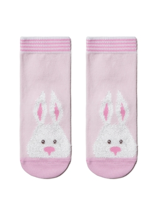 Conte-kids TIP-TOP Хлопковые носки с пушистым рисунком "Зайчик"