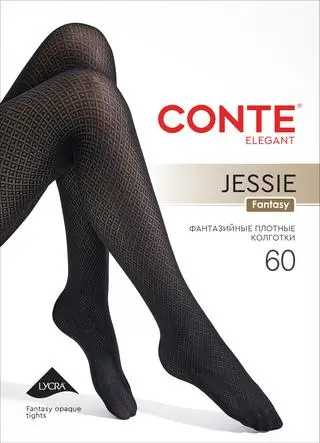 CONTE JESSIE (ДЖЕССИ) Колготки с геометрическим узором
