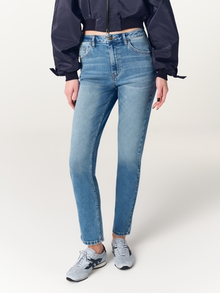 CONTE Синие джинсы slim из eco-friendly денима CON-850