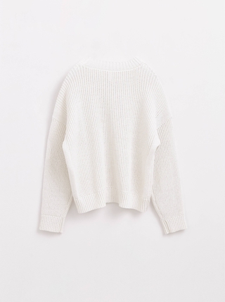 CONTE LDK 179 Фактурный джемпер из пряжи с хлопком