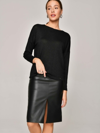 CONTE LD 1150 Джемпер из вискозы со спущенной линией плеча женский