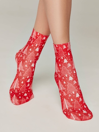 CONTE FANTASY 70 Носки с новогодними рисунками