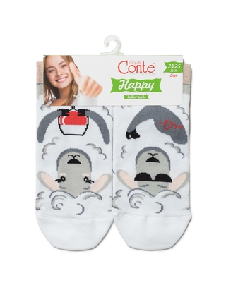 CONTE HAPPY Хлопковые носки с рисунками "Овечка и барашек"