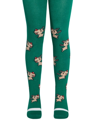 CONTE-KIDS Новогодние колготки "Deer"