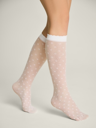 CONTE Гольфы с геометрическим рисунком VIOLA