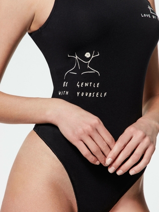 CONTE TATTOO STYLE LBM 1484 Боди женское с тату-рисунками