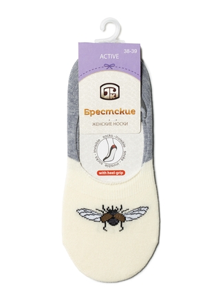 Брестские Active 1334 (Подследники С Антискользящим Покрытием На Пятке) Носки женские