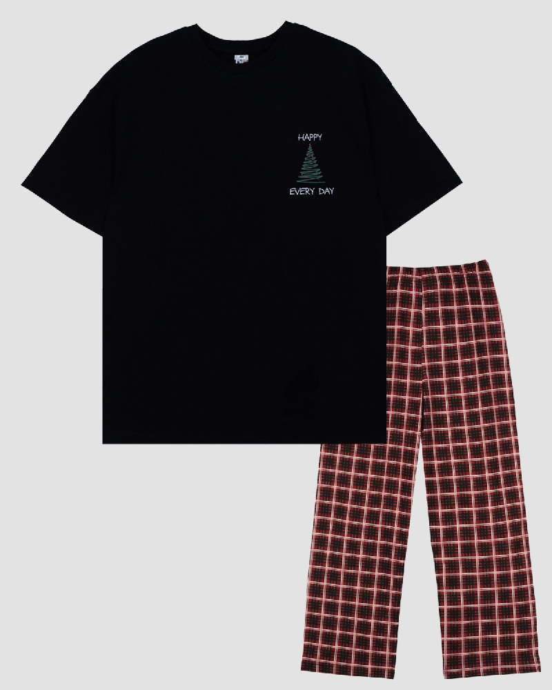 Пижама женская (футболка+брюки) Пижама женская (футболка+брюки)