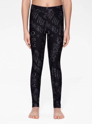 CONTE GRAFFITY Леггинсы с сияющими надписями