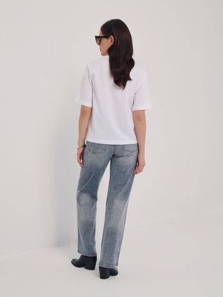 CONTE CON-614 Джинсы прямого кроя оксидной варки