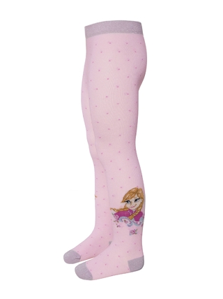 Conte-kids ©Disney Frozen Хлопковые колготки с люрексом, стразами и рисунками героев 