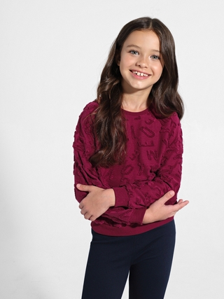 CONTE DD 1075 Ультрамягкий свитшот из фактурного трикотажа