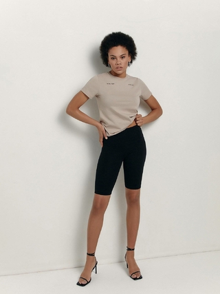 CONTE LS 1729 Велосипедки из хлопка с высокой посадкой