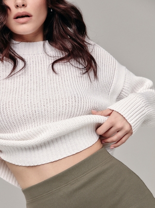 CONTE LDK 179 Фактурный джемпер из пряжи с хлопком