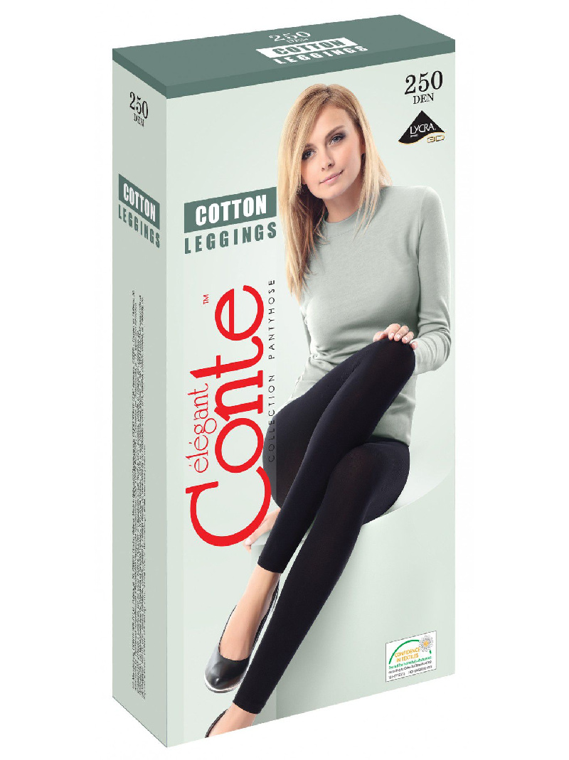 Леггинсы женские Cotton Leggings 250 nero Леггинсы женские Cotton Leggings 250 nero